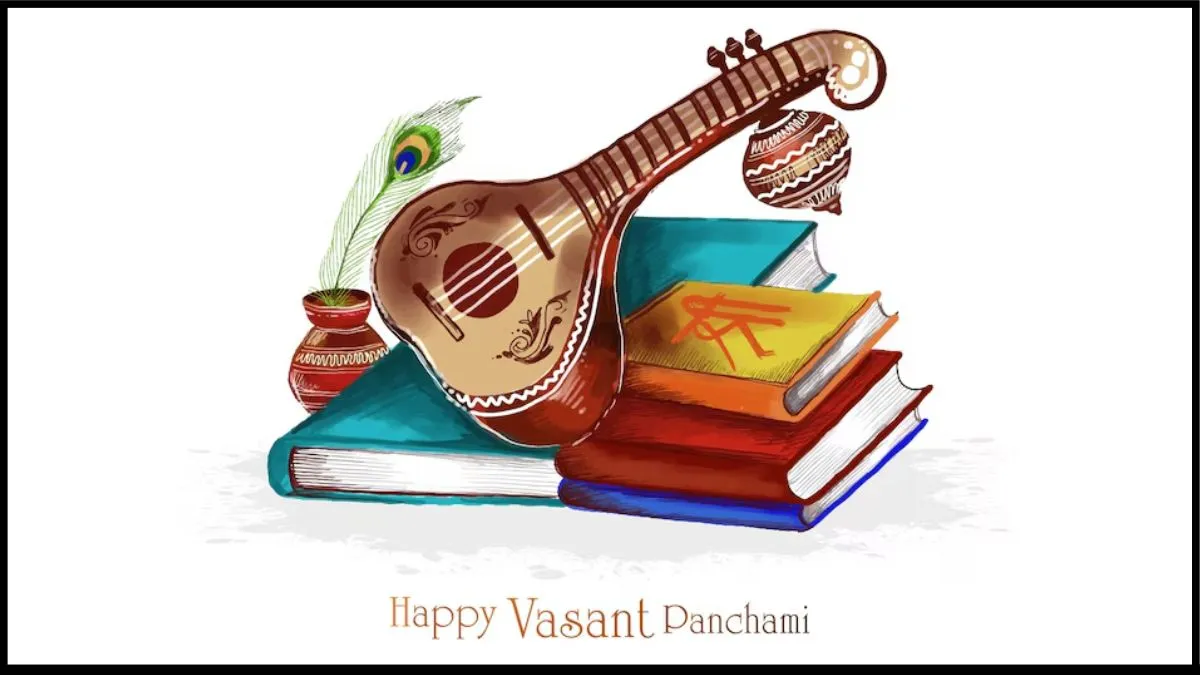 Happy Basant Panchami (Saraswati Puja) 2025 Wishes Images, Messages: सदैव हमारे साथ रहना हे शारदे माता…इन संदेशों के साथ अपनों को भेजें बसंत पंचमी की शुभकामनाएं
